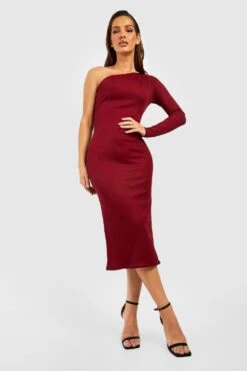 Robe Asymétrique Côtelée 8 Robe Asymétrique Côtelée -BOOHO Kleidung Magasin gzz48186 berry xl 2