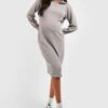Maternité - Robe De Grossesse Mi-longue Zippée 2 Maternité - Robe De Grossesse Mi-longue Zippée -BOOHO Kleidung Magasin gzz48265 grey xl