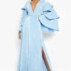 Robe Longue à Manches Volantées -BOOHO Kleidung Magasin gzz48332 pastel20blue xl