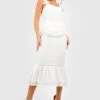 BOOHOO Robe Longue En Plumetis à Armatures 2 BOOHOO Robe Longue En Plumetis à Armatures -BOOHO Kleidung Magasin gzz48373 white xl