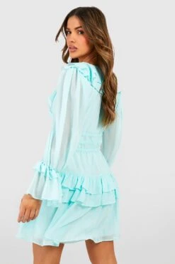 Robe Patineuse Froncée à Volants -BOOHO Kleidung Magasin gzz48439 baby20blue xl 1