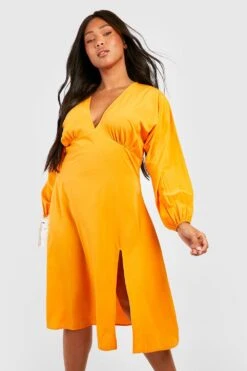 Grande Taille - Robe Mi-longue -BOOHO Kleidung Magasin gzz49057 burnt20orange xl 2