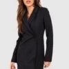 Robe Blazer à épaulettes -BOOHO Kleidung Magasin gzz49332 black xl