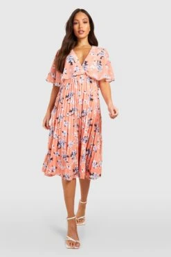 Tall - Robe Cape Plissée -BOOHO Kleidung Magasin gzz49673 pink xl 2