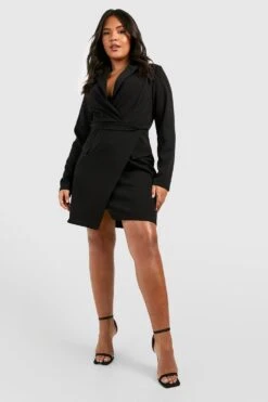 Grande Taille - Robe Blazer -BOOHO Kleidung Magasin gzz49726 black xl 2