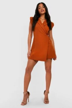 Robe Blazer En Jersey -BOOHO Kleidung Magasin gzz50481 spice xl 2