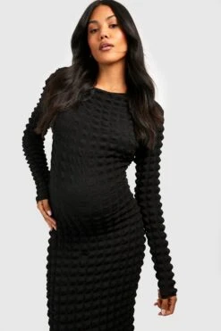 Maternité - Robe De Grossesse En Jersey -BOOHO Kleidung Magasin gzz50652 black xl 3