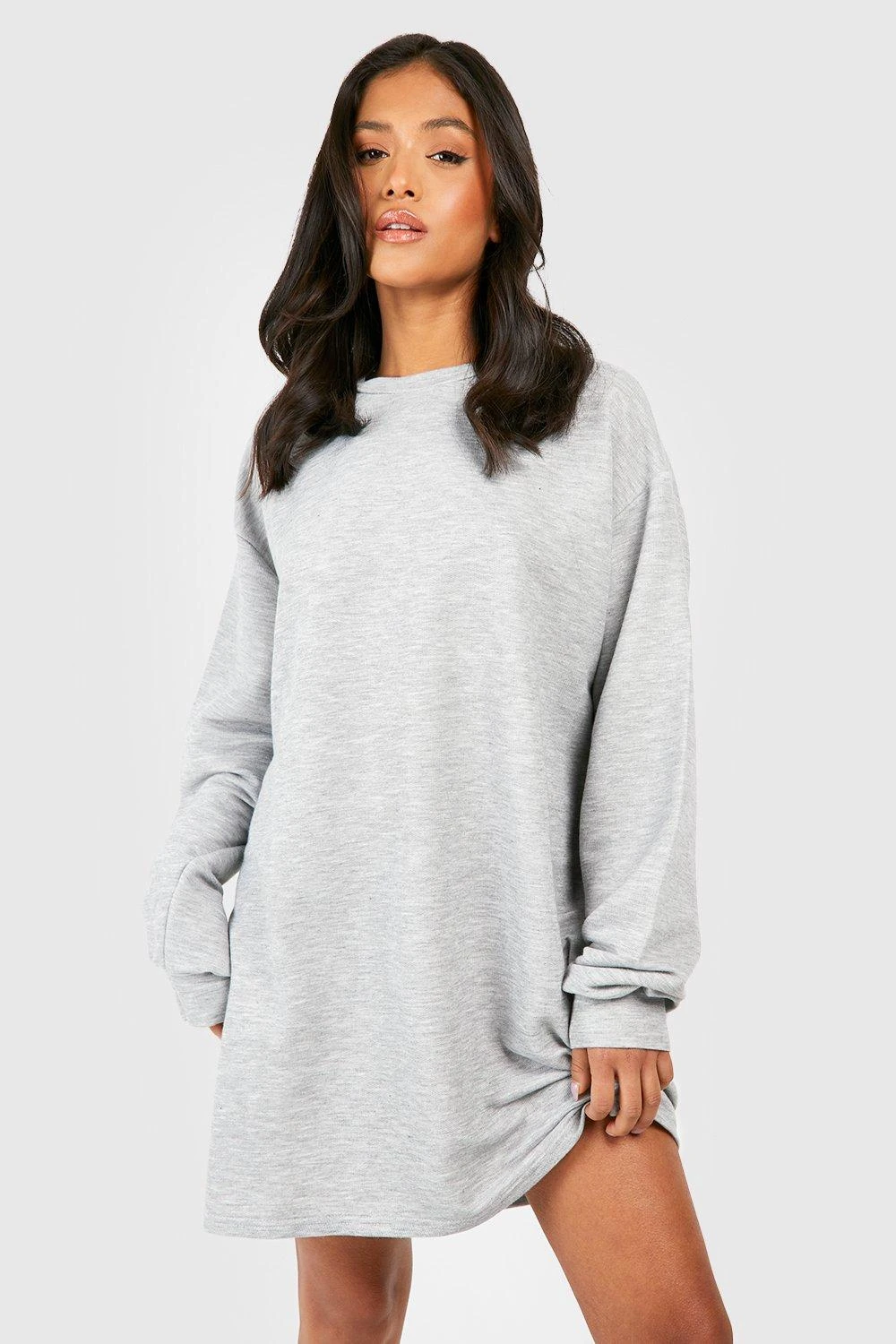 Petite - Robe Sweat Oversize Basique 5 Petite - Robe Sweat Oversize Basique – Image 3