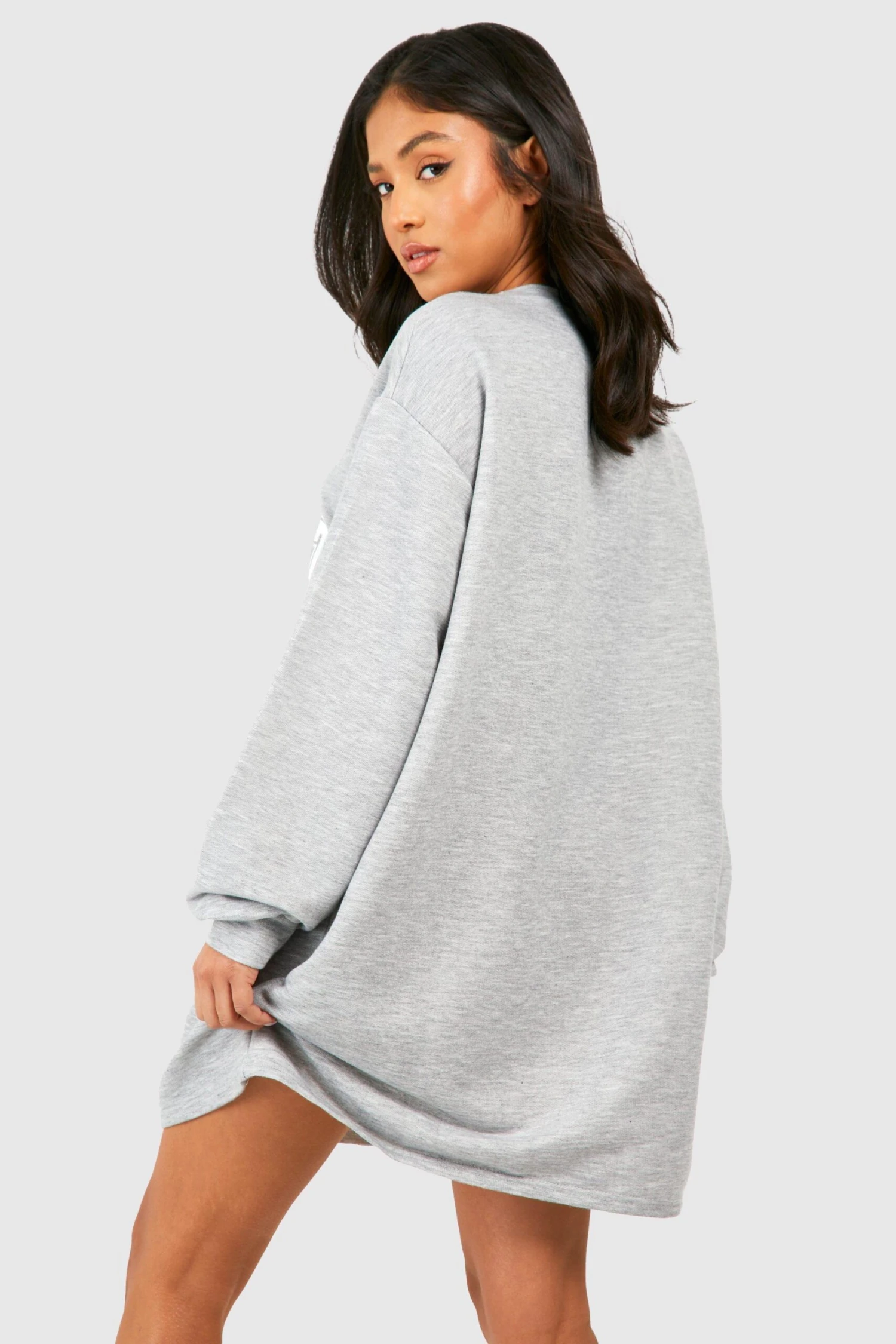 Petite - Robe Sweat Oversize à Slogan West Coast 4 Petite - Robe Sweat Oversize à Slogan West Coast – Image 2
