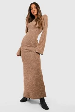 Robe Longue Dos Nu -BOOHO Kleidung Magasin gzz50767 stone xl 2