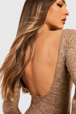 Robe Longue Dos Nu -BOOHO Kleidung Magasin gzz50767 stone xl 3