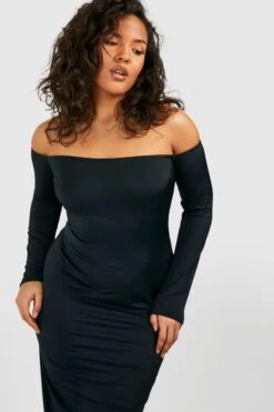 Grande Taille - Robe Longue Premium -BOOHO Kleidung Magasin gzz50929 black xl 3