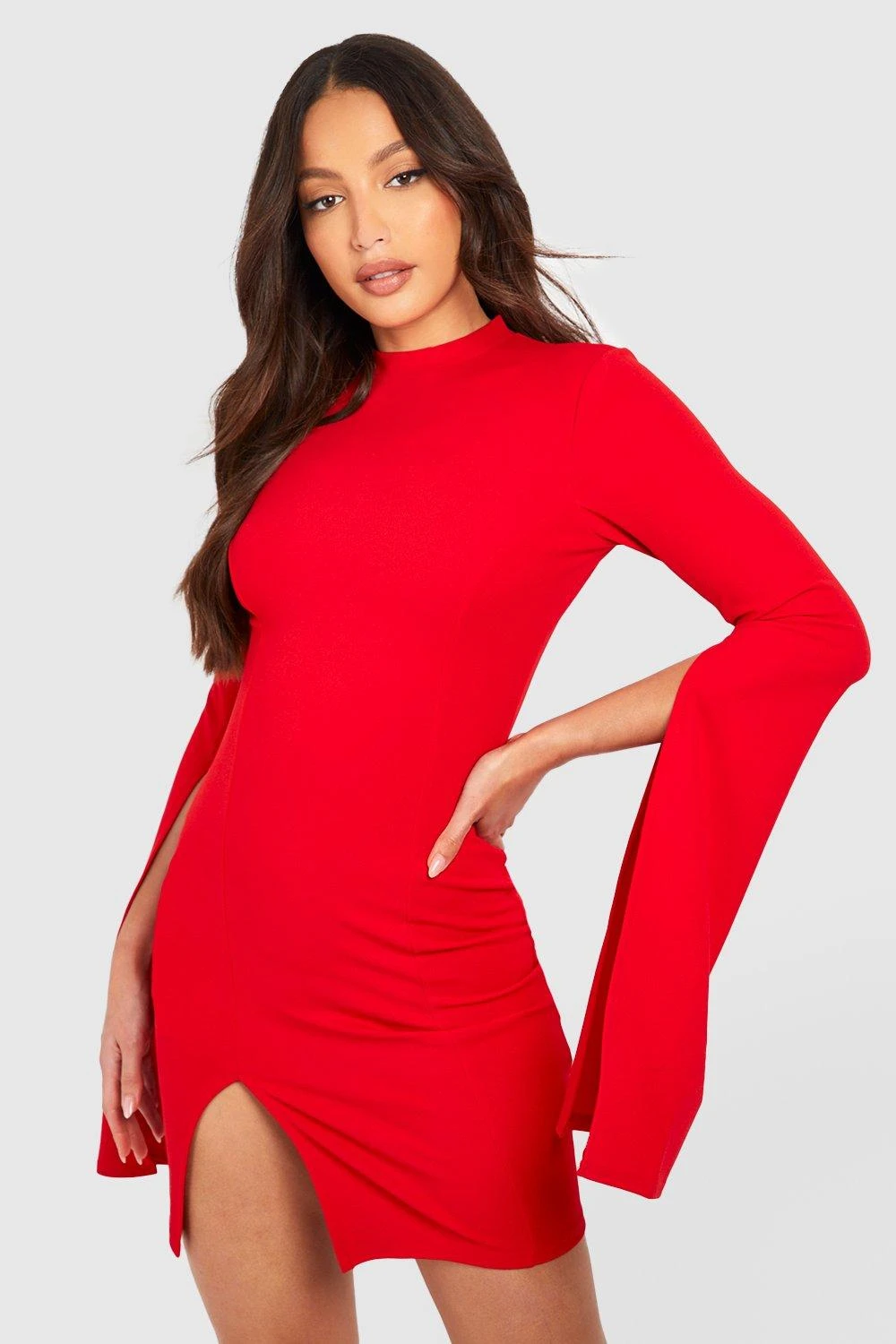BOOHOO Tall - Robe Cape Fendue 5 BOOHOO Tall - Robe Cape Fendue â Image 3
