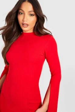 BOOHOO Tall - Robe Cape Fendue 9 BOOHOO Tall - Robe Cape Fendue -BOOHO Kleidung Magasin gzz51779 red xl 3