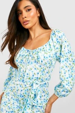 Robe Fleurie Texturée -BOOHO Kleidung Magasin gzz51793 ivory xl 3