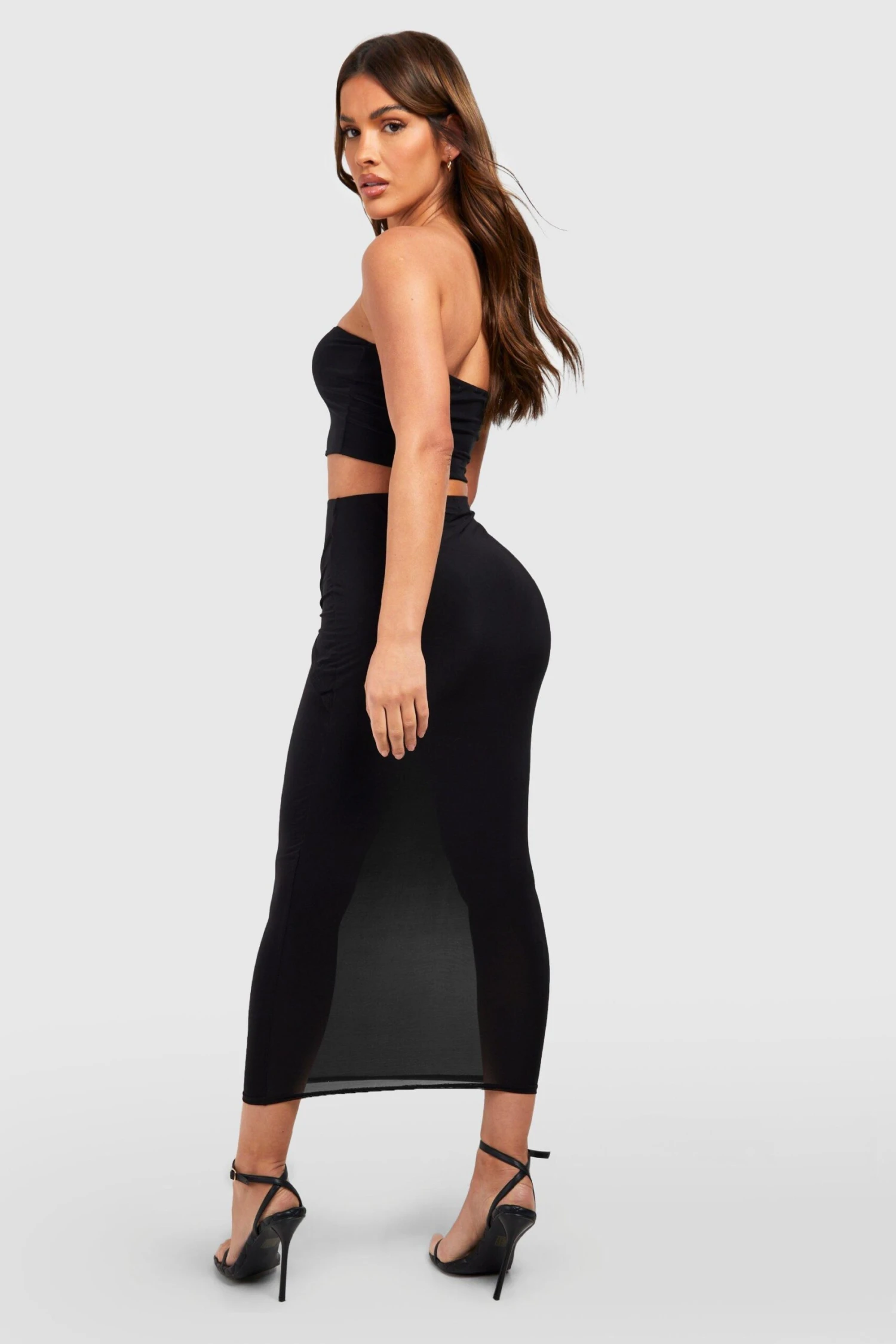 Robe Portefeuille Soyeuse à Anneau 4 Robe Portefeuille Soyeuse à Anneau – Image 2