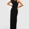 Petite - Robe Longue Soyeuse Dos Nu 2 Petite - Robe Longue Soyeuse Dos Nu -BOOHO Kleidung Magasin gzz51846 black xl