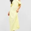 Petite - Robe Longue Soyeuse à épaules Dénudées -BOOHO Kleidung Magasin gzz52038 lemon xl