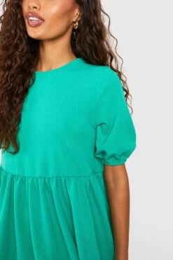 Robe Babydoll à Manches Bouffantes -BOOHO Kleidung Magasin gzz52211 bright20green xl 3