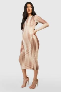 Maternité - Robe De Grossesse Mi-longue En Mesh 8 Maternité - Robe De Grossesse Mi-longue En Mesh -BOOHO Kleidung Magasin gzz52411 stone xl 2