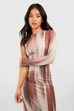 Petite - Robe Mi-longue à Imprimé Abstrait -BOOHO Kleidung Magasin gzz52427 natural xl 2