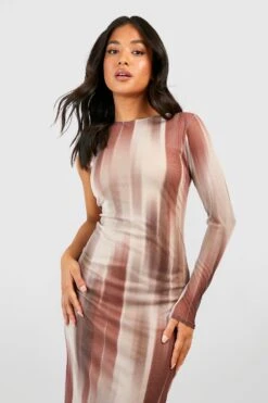 Petite - Robe Mi-longue à Imprimé Abstrait -BOOHO Kleidung Magasin gzz52427 natural xl 3