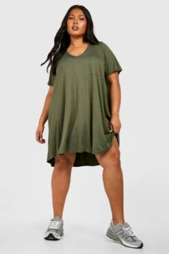Grande Taille - Robe En Jersey à Poche