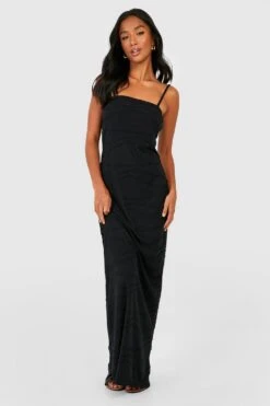 Petite - Robe Longue Texturée