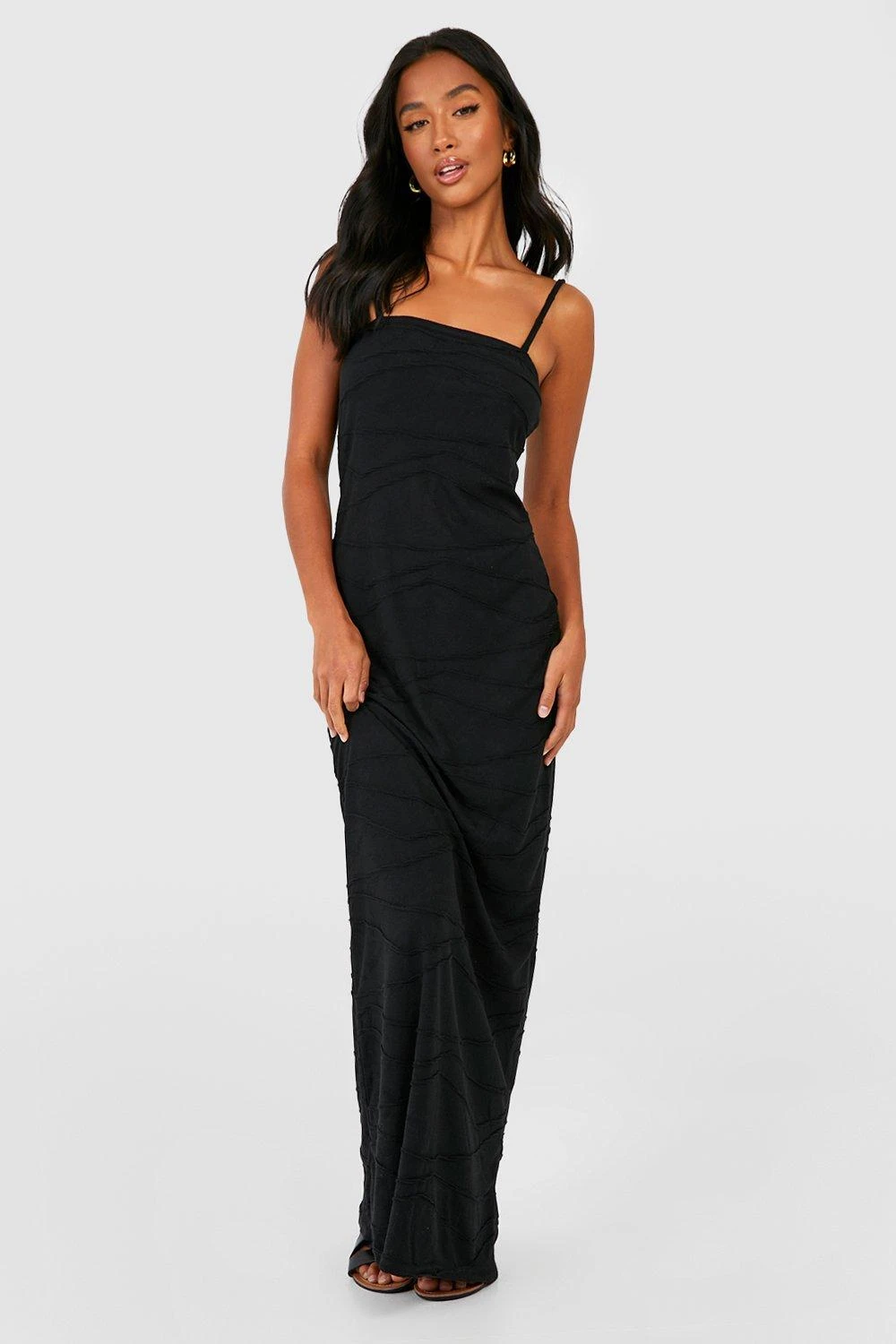 Petite - Robe Longue Texturée 3 Petite - Robe Longue Texturée