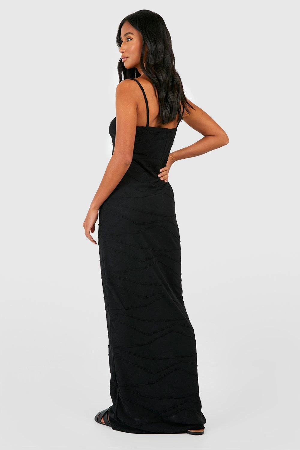 Petite - Robe Longue Texturée 4 Petite - Robe Longue Texturée – Image 2