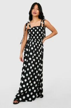 Petite - Robe Longue Froncée