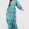 Robe Longue Motif Cachemire -BOOHO Kleidung Magasin gzz53192 multi xl