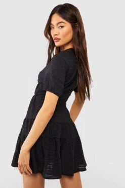 Robe Babydoll à Volants -BOOHO Kleidung Magasin gzz53344 black xl 1