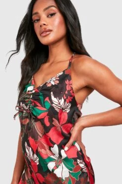 Robe Nuisette Fleurie -BOOHO Kleidung Magasin gzz53513 black xl 3