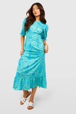 Robe Mi-longue Fleurie