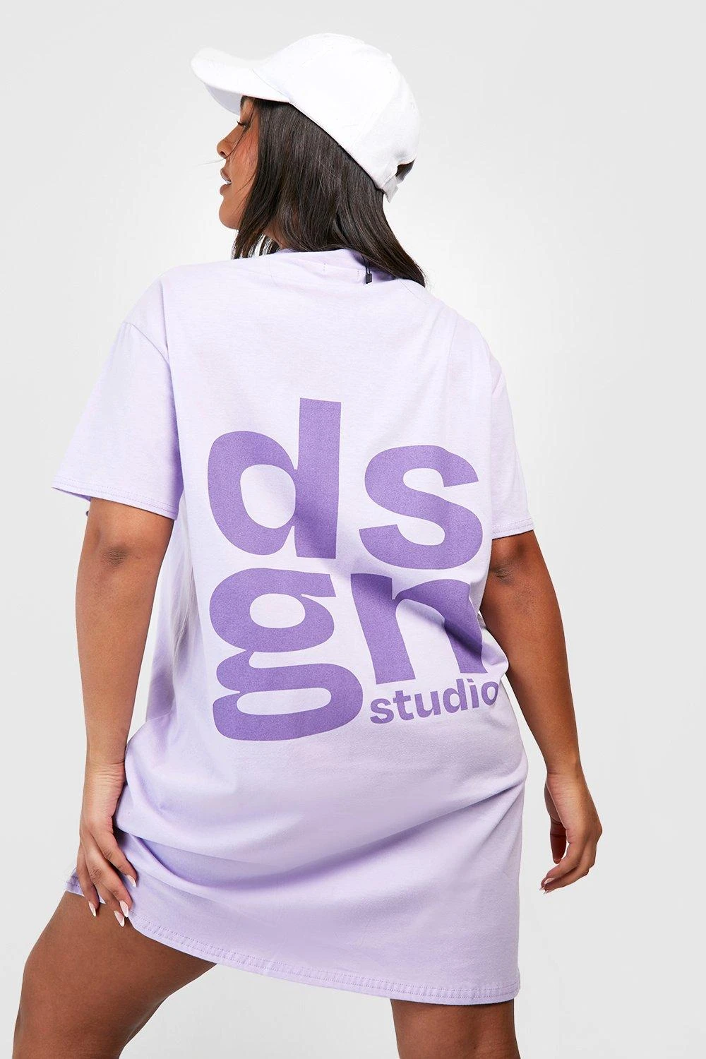 Grande Taille - Robe T-shirt à Slogan Dsgn Studio 3 Grande Taille - Robe T-shirt à Slogan Dsgn Studio