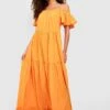 Robe Longue à Volants -BOOHO Kleidung Magasin gzz53659 orange xl