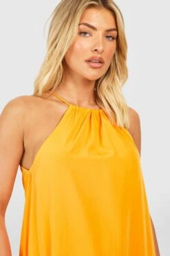 Robe Longue Dos Nu à Volants 9 Robe Longue Dos Nu à Volants -BOOHO Kleidung Magasin gzz53669 orange xl 3