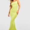 Robe Longue Asymétrique à Bretelles -BOOHO Kleidung Magasin gzz53687 lime xl