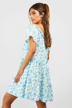 Robe Fleurie Texturée -BOOHO Kleidung Magasin gzz53700 ivory xl 1