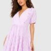 Robe Brodée à Volants -BOOHO Kleidung Magasin gzz53709 lilac xl