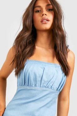 Robe Froncée Nouée 9 Robe Froncée Nouée -BOOHO Kleidung Magasin gzz53810 light20blue xl 3