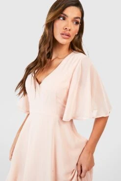 Robe De Demoiselle D'honneur à Manches Larges -BOOHO Kleidung Magasin gzz54081 blush xl 3