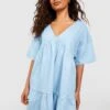 Robe Décolletée à Volants -BOOHO Kleidung Magasin gzz54161 light20blue xl