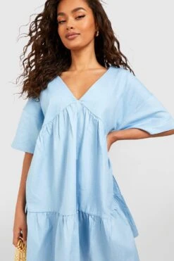Robe Décolletée à Volants -BOOHO Kleidung Magasin gzz54161 light20blue xl 3