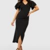 Petite - Robe Mi-longue à Volants -BOOHO Kleidung Magasin gzz54204 black xl