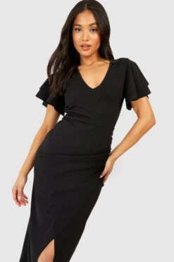 Petite - Robe Mi-longue à Volants 8 Petite - Robe Mi-longue à Volants -BOOHO Kleidung Magasin gzz54204 black xl 2