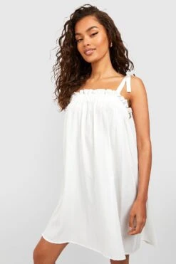 Robe Nouée à Volants -BOOHO Kleidung Magasin gzz54258 white xl 3