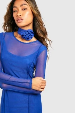 Robe 2 En 1 Longue -BOOHO Kleidung Magasin gzz54401 cobalt xl 3