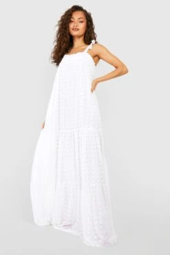 Robe Plumetis Nouée 8 Robe Plumetis Nouée -BOOHO Kleidung Magasin gzz54411 cream xl 2